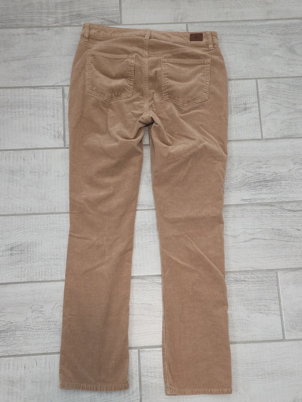 Lauren Ralph Lauren Women's Size 8 Tan Corduroy Straight Leg Pants Equestrian